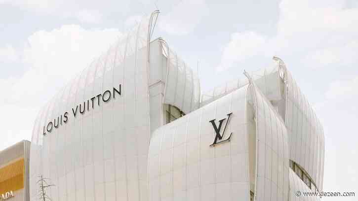 Louis Vuitton's flagship Osaka store covered in curving glass sails