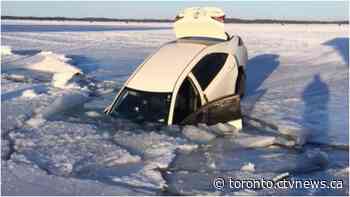 Toronto residents lucky to be alive after car plunges through ice - CTV News