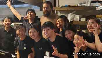 Jason Momoa spotted at popular Toronto ramen spot (PHOTO) | Dished - Daily Hive