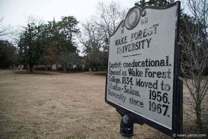 Wake Forest apologizes for slavery in university's past