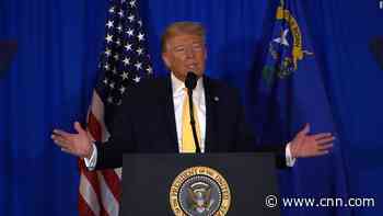 Watch Trump's reaction to Roger Stone's sentence