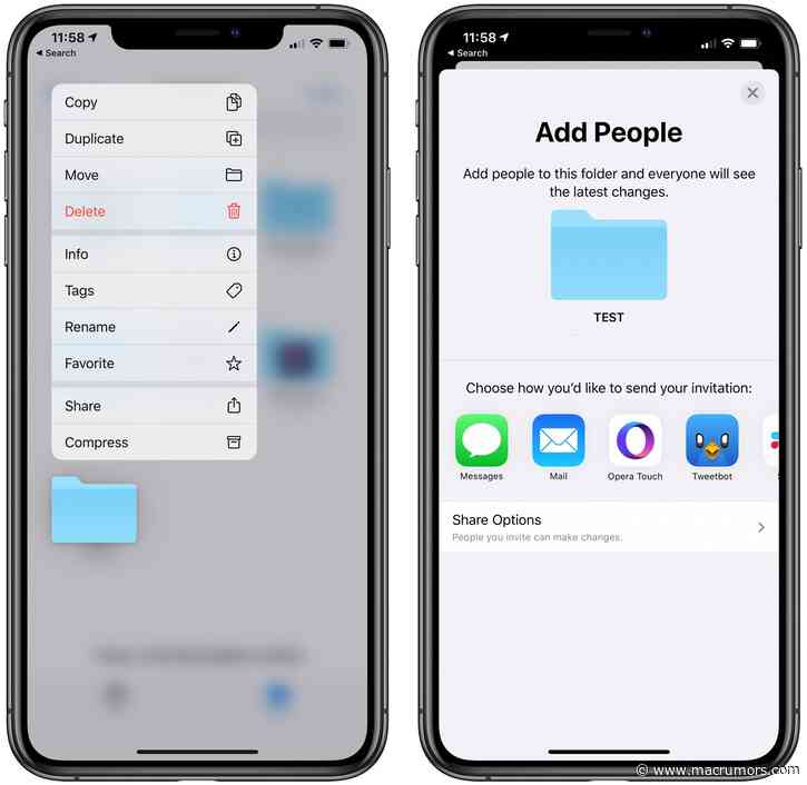 Apple Seeds Second Public Betas of iOS and iPadOS 13.4 With New Mail Toolbar, iCloud Folder Sharing and More