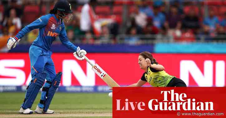 Australia chasing 133 to beat India: Women's T20 World Cup opener – live!