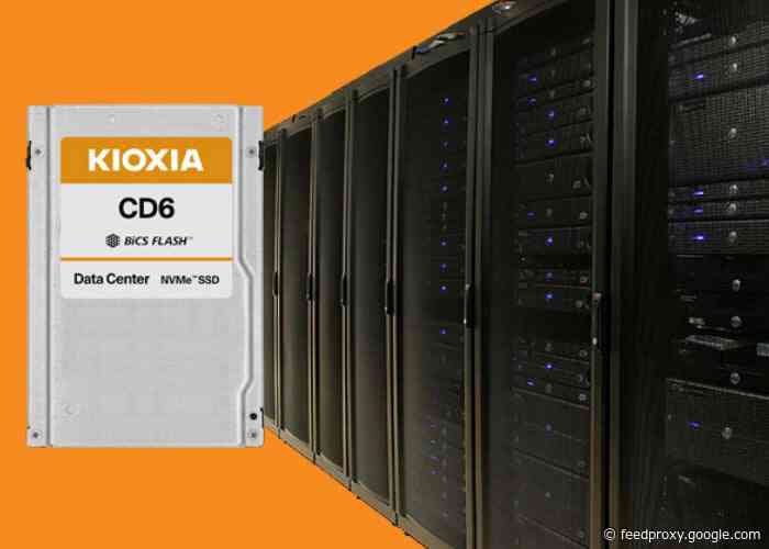 KIOXIA CD6 Series PCIe 4.0 U.3 SSD range introduced