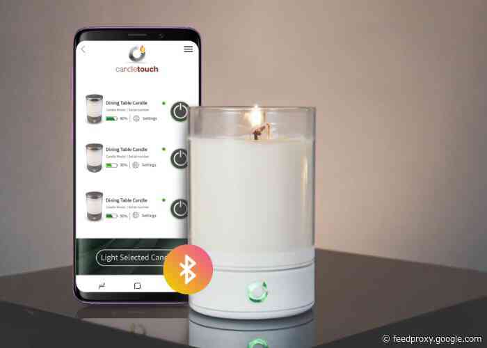 Candle Touch smart, connected real flame candle