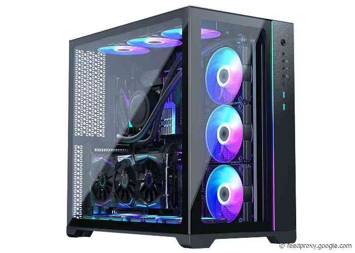 MetallicGear NEO Qube dual motherboard PC chassis $100