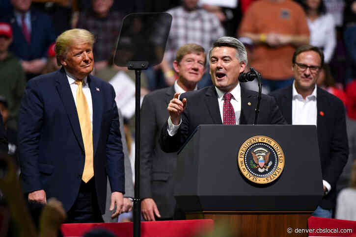 Cory Gardner Joins Trump For Campaign Stop In Colorado Springs