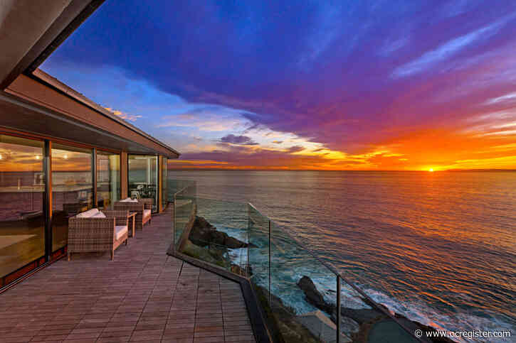 Bluff-top Laguna Beach home with saltwater pool lists for $18 million