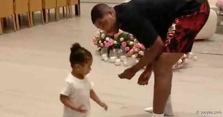 Tristan Thompson Dances to Justin Timberlake with Daughter True at Ex Khloé Kardashian's House