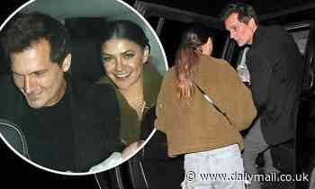 Kate Beckinsale's ex Len Wiseman & actress Jessica Szohr leave Paris Hilton's birthday together