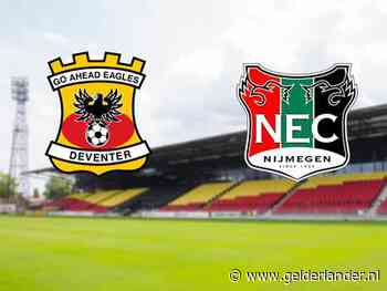 LIVE | Go Ahead Eagles verdubbelt voorsprong tegen NEC met dubieus doelpunt