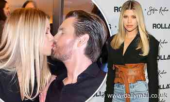 Sofia Richie and Scott Disick were 'all over each other' at her denim launch