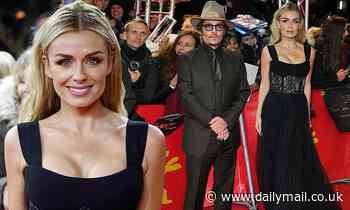 Katherine Jenkins joins Johnny Depp at the premiere for her acting debut in Minamata in Berlin