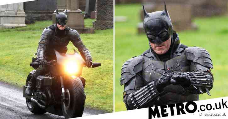 The Batman’s full batsuit revealed as Robert Pattinson’s stunt double films in Glasgow