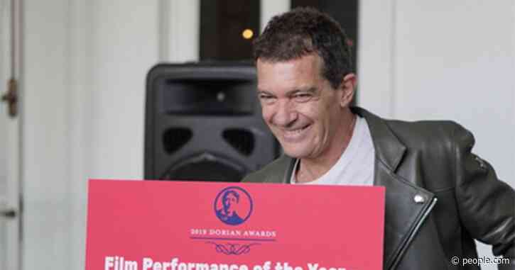 Antonio Banderas Makes a Surprise Appearance at the GALECA Dorian Awards Winners Toast