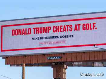 Bloomberg trolls President Trump with mocking billboards, but they backfire as memes