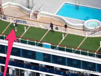 The Diamond Princess cruise ship, where at least 634 people caught the coronavirus, is setting sail again in April. Here's how it's being cleaned.