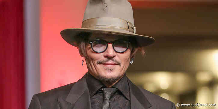 Johnny Depp Sticks Out His Tongue at 'Minimata' Premiere in Berlin