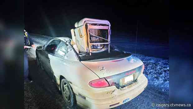 Moving day catches this motorist by surprise