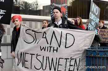 PHOTOS: Wet’suwet’en supporters gather in Abbotsford