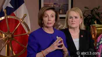 Nancy Pelosi in Houston touting infrastructure plans, including massive ship channel makeover - KTRK-TV