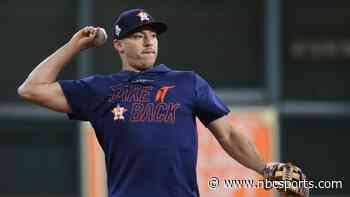 Astros aren't worried about opposing pitchers plunking them - NBCSports.com