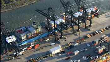 Worker killed in accident involving a crane at the Bayport Container Terminal - KTRK-TV