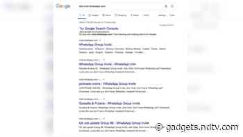 WhatsApp Group Chat Invite Links Indexed by Google Search, Let Anyone Enter Private Groups