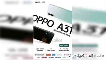 Oppo A31 Tipped to Launch in India Next Week, Sale Offers Tipped