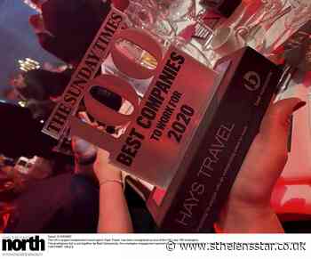 Hays Travel recognised as one of UK's top 100 employers - St Helens Star