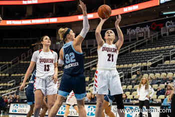 Second half effort leads WBB to win over Rhode Island - The Duquesne Duke