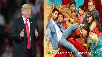 Ayushmann Khurrana's 'Shubh Mangal Zyada Saavdhan' gets noticed by US President Donald Trump