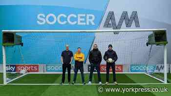 York band Skylights perform on Soccer AM programme