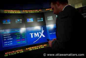 Energy and tech sectors weigh on stocks in Toronto, index sheds 100 points - OttawaMatters.com