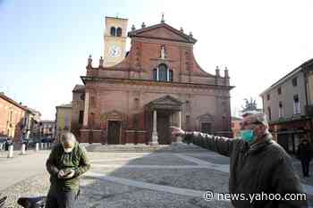 A dozen towns in northern Italy are locked down after coronavirus deaths