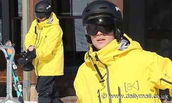 Justin Bieber hits the slopes of Aspen during boys-only snowboarding trip with best friend Josh Mehl