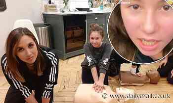 Myleene Klass brings her whole family together for first aid training