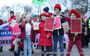 Doctors and grandparents join hundreds at Extinction Rebellion rally