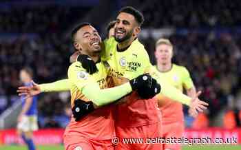 Jesus spares Aguero’s blushes as Manchester City edge victory at Leicester