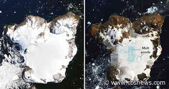 NASA images reveal dramatic effects of heat in Antarctica