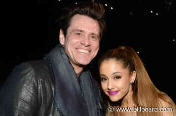 Ariana Grande & Jim Carrey Cozy Up in Sweet Photo Ahead of Her 'Kidding' Debut