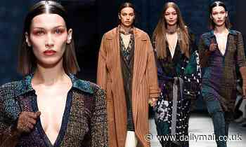 Bella Hadid and sister Gigi take to catwalk for Missoni's Milan Fashion Week Show 