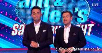 Ant and Dec horrified as audience members laugh at tragic speech