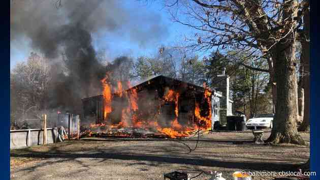 2 Firefighters Injured Battling House Fire In Cecil County