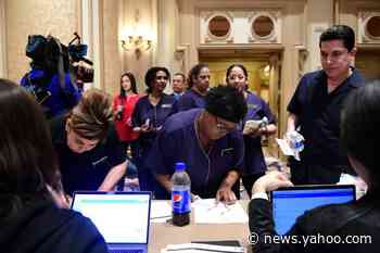 'Chaotic' but 'fun': Las Vegas casino workers cast votes