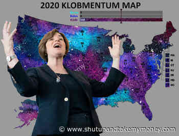 2020 Klobmentum Map Amy Klobuchar Meme