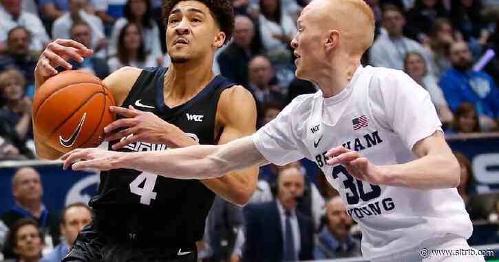 No. 23 BYU upsets No. 2 Gonzaga 91-78 before sellout crowd at the Marriott Center