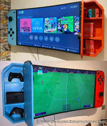 These Cabinets Make Your TV Look Like A Nintendo Switch