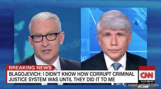 'Frankly it's bulls***': CNN anchor boils over in interview with corrupt politician pardoned by Trump