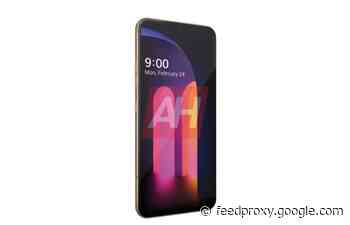 LG V60 ThinQ press shot leaked